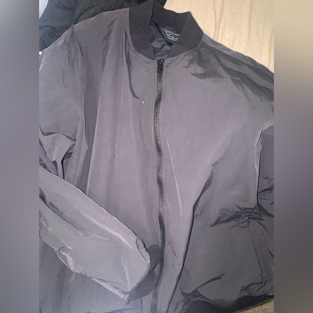 Levi's Men's Charcoal Windbreaker Jacket